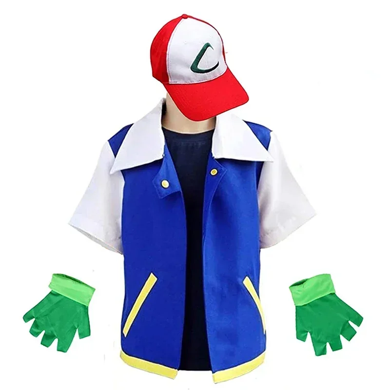 Haori Japanese Jacket - Cosplay Anime Ash Ketchum vêtements hommes