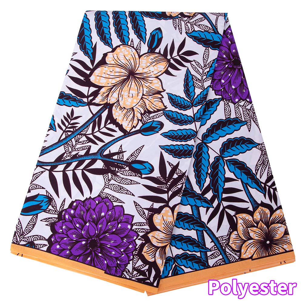 African Ankara Print - Ankara imprimé africain Batik Pagne véritable