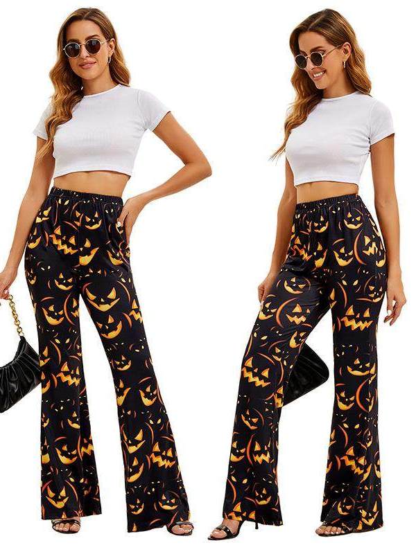 Ethnic Wear Fashion Brand - Pantalon pour femme à imprimé chauve-souris