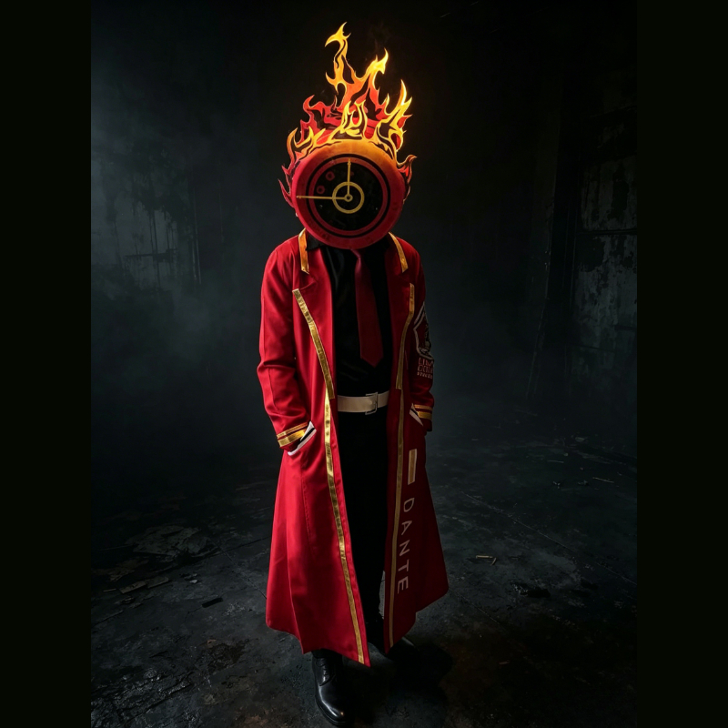 Haori Japanese Jacket - Costume de cosplay DMC 5 Dante