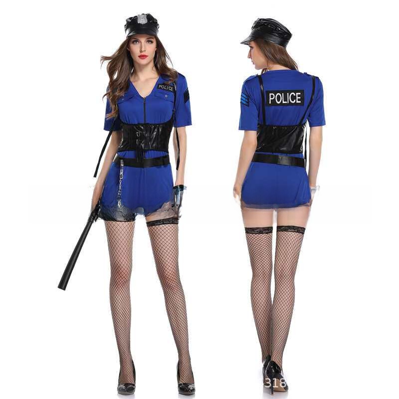 Ethnic Wear Fashion Brand - Costume de scène de policière d'Halloween,