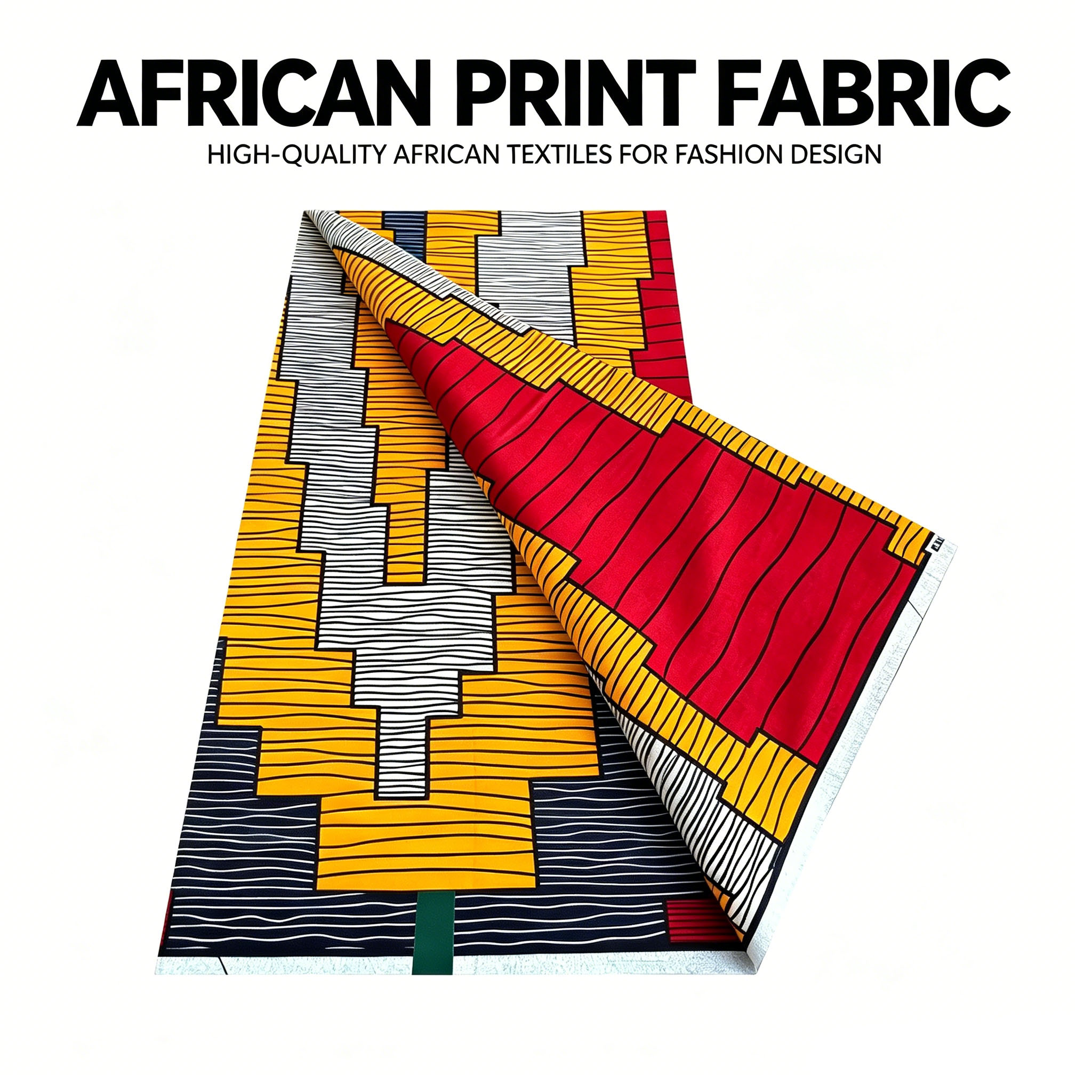 African Ankara Print - Nouveau Tissu Wax Ankara Géométrique 2026