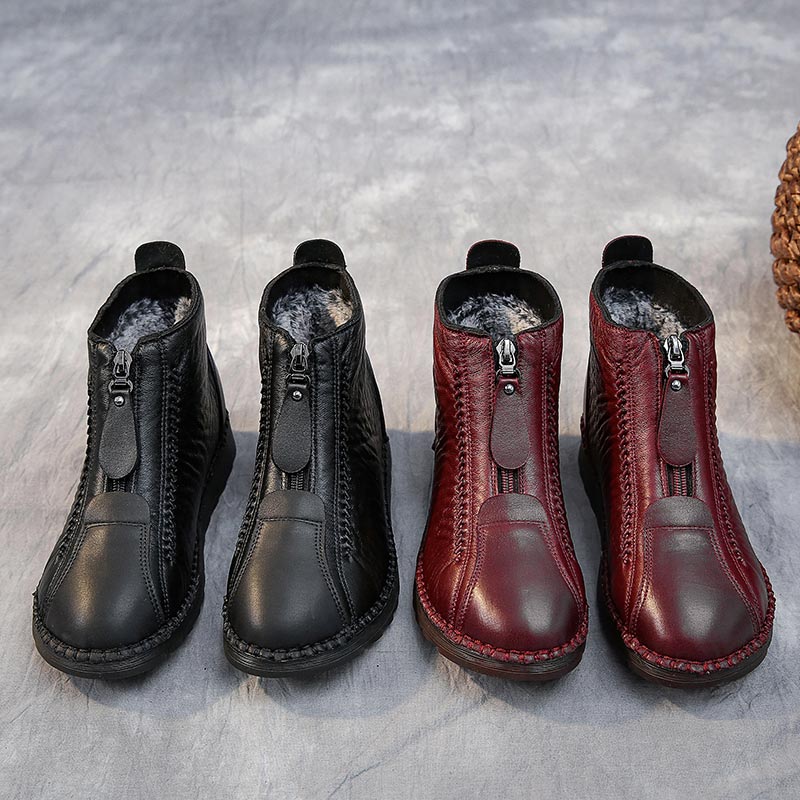 Ethnic Styling Tips - Baskets Chancelier en cuir taille haute