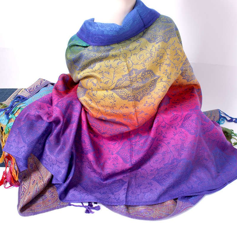 Go Ethnic Fashion - Nouvelle écharpe légère de style ethnique,