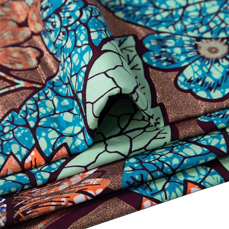 African Ankara Print - Tissu Wax Africain en Coton Ankara