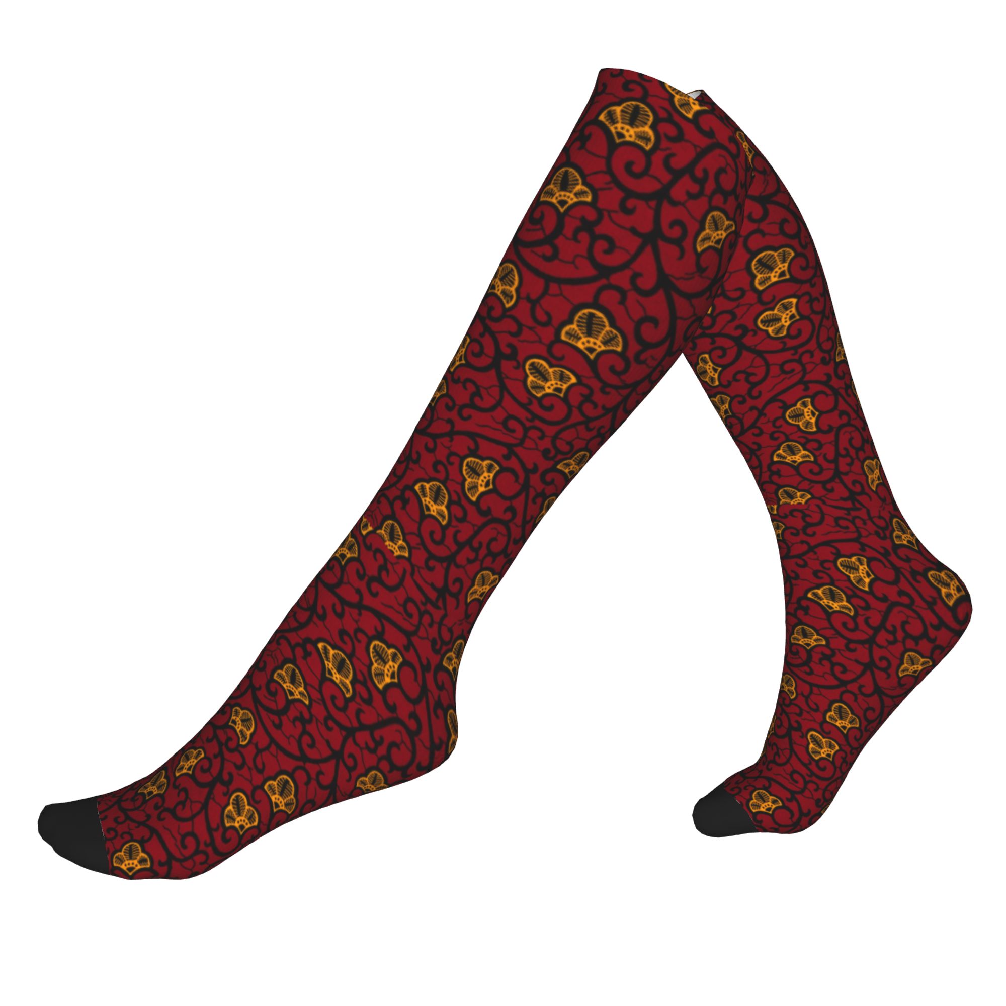 African Ankara Print - Chaussettes ethniques tribales traditionnelles pour hommes,