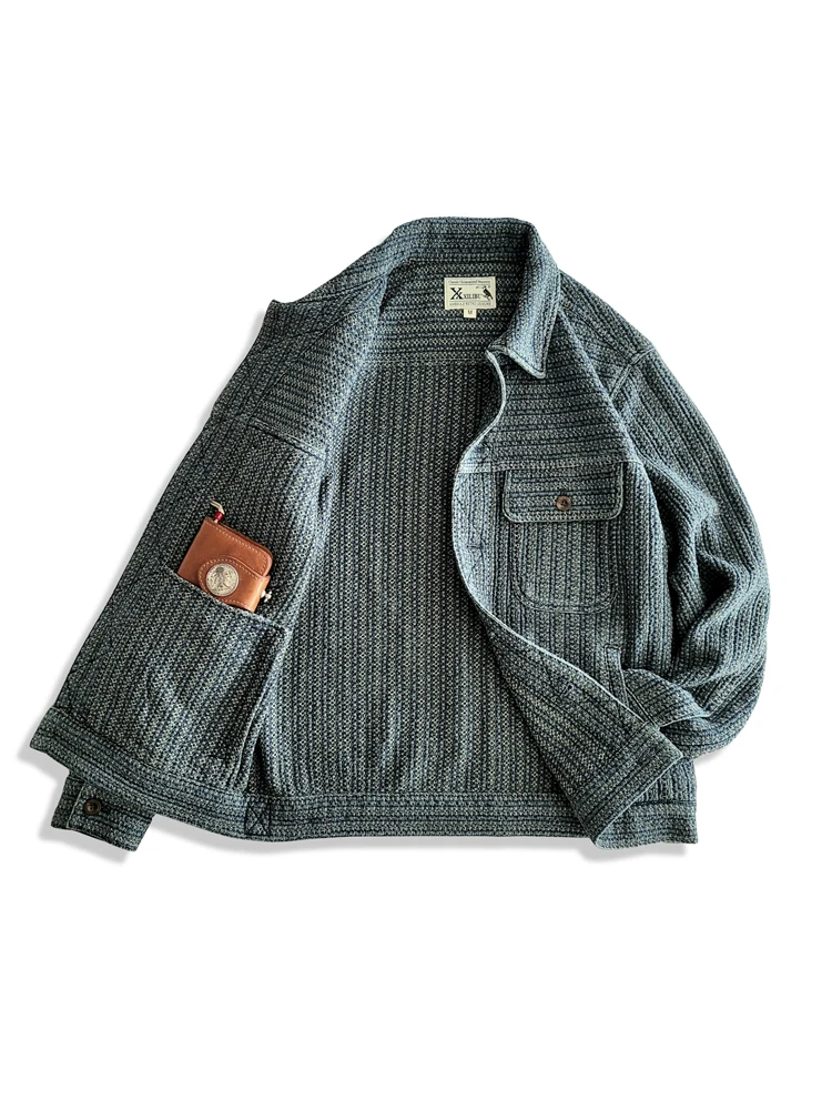 Veste en jean décontractée pou - Haori Japanese Jacket avis et prix