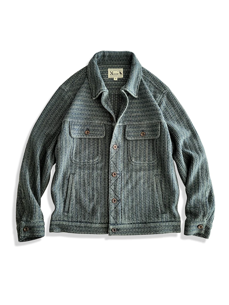Veste en jean décontractée pou - Haori Japanese Jacket avis et prix