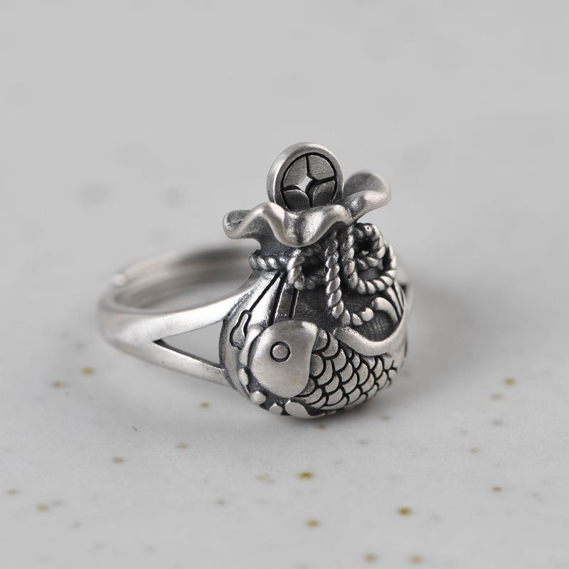 Bague Koi style chinois porte- - Ethnic Wear Men'S Fashion avis et prix