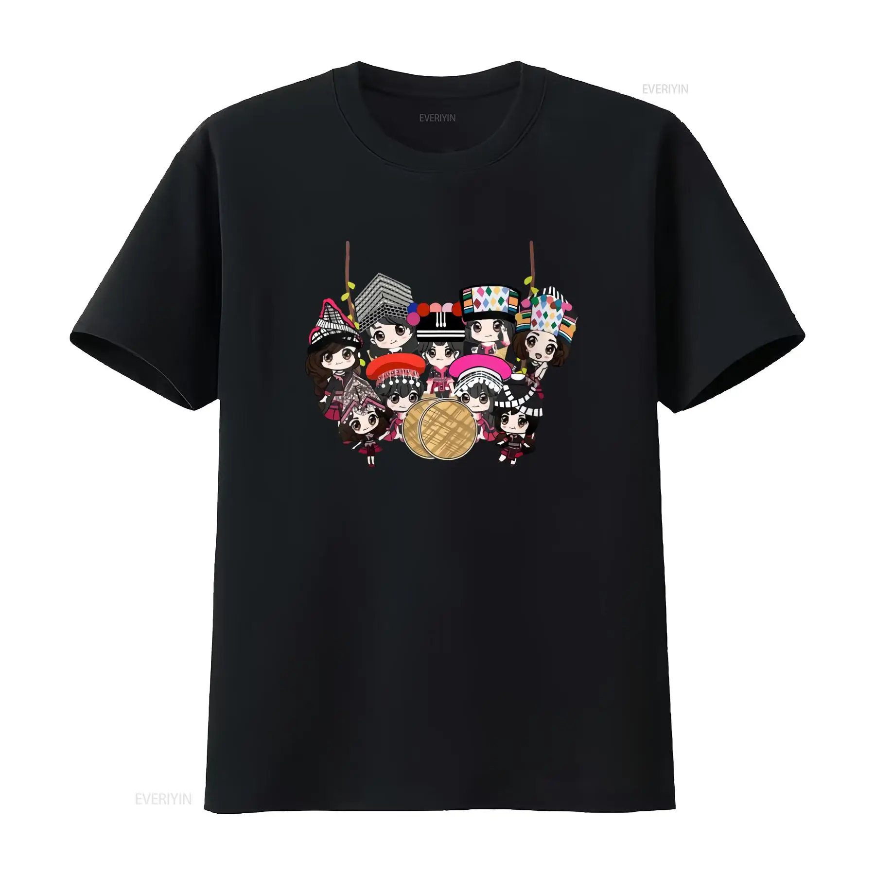 T-shirt imprimé dessin animé 9 - Ethnic Wear Men'S Fashion avis et prix