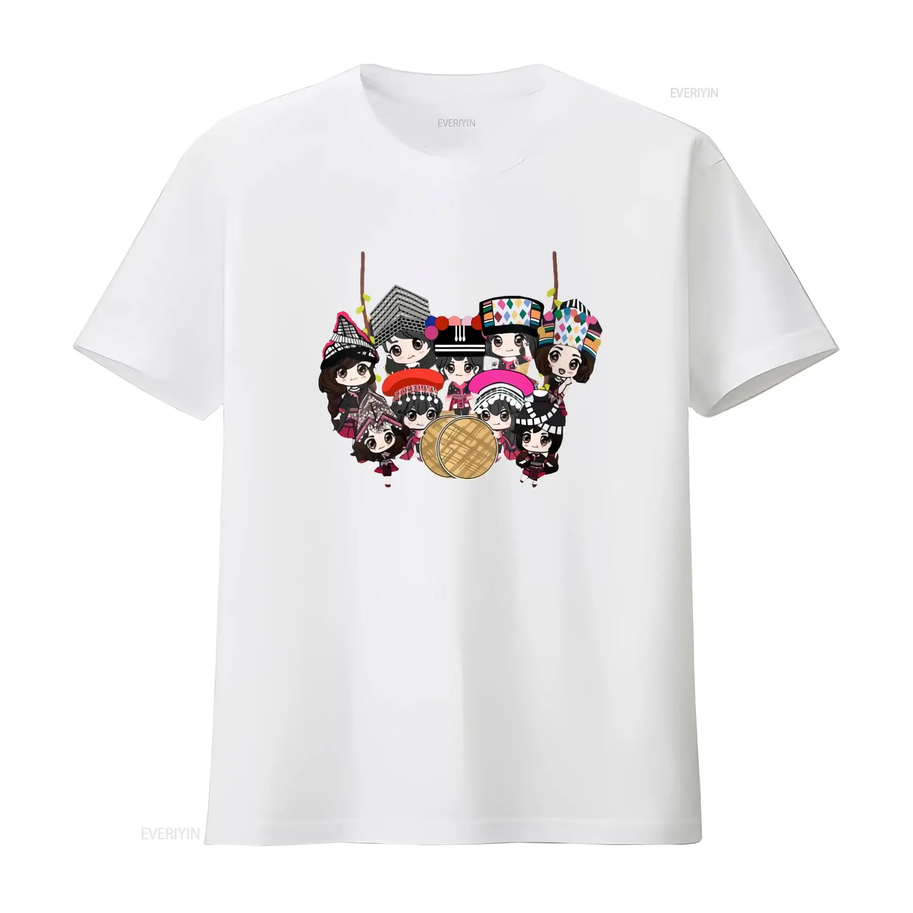T-shirt imprimé dessin animé 9 - Ethnic Wear Men'S Fashion avis et prix