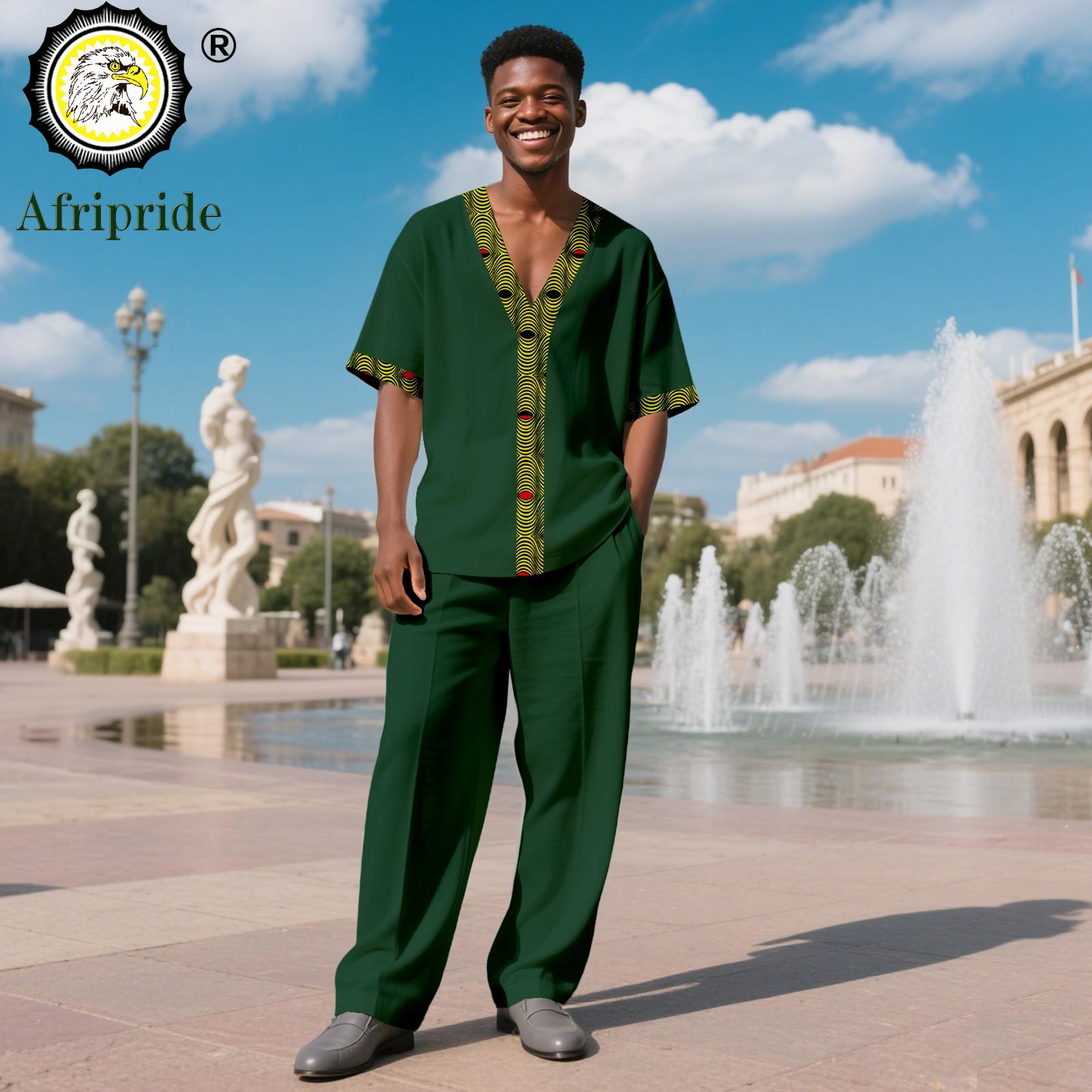 Costumes africains pour hommes - African Ankara Print avis et prix