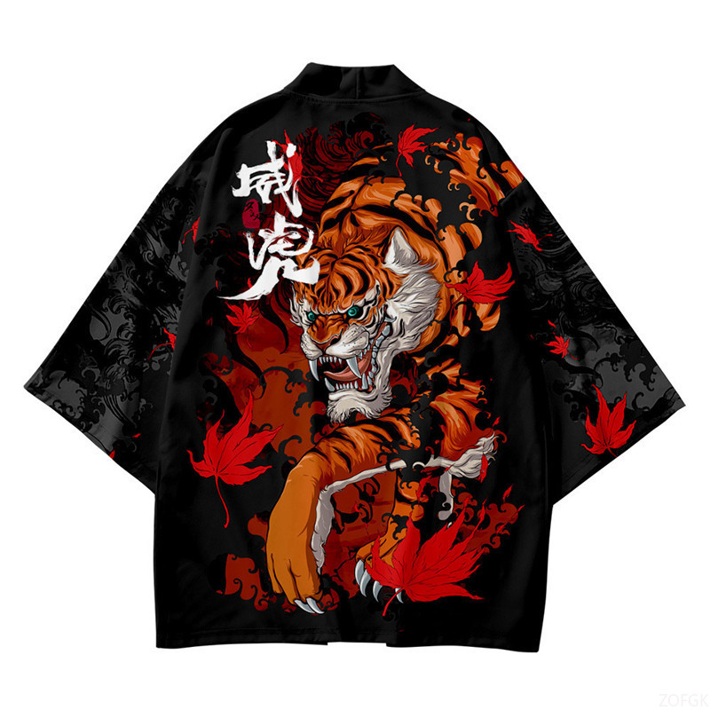 Kimono noir à col ouvert pour  - Haori Japanese Jacket avis et prix