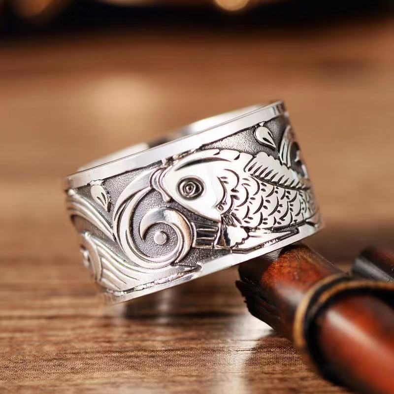 Bague d'ouverture à motif de p - Ethnic Wear Fashion Brand avis et prix