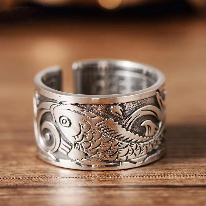 Bague d'ouverture à motif de p - Ethnic Wear Fashion Brand avis et prix