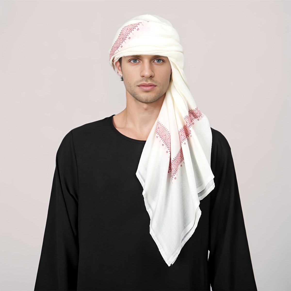 Foulard ethnique rétro à motif - Ethnic Wear Men'S Fashion avis et prix