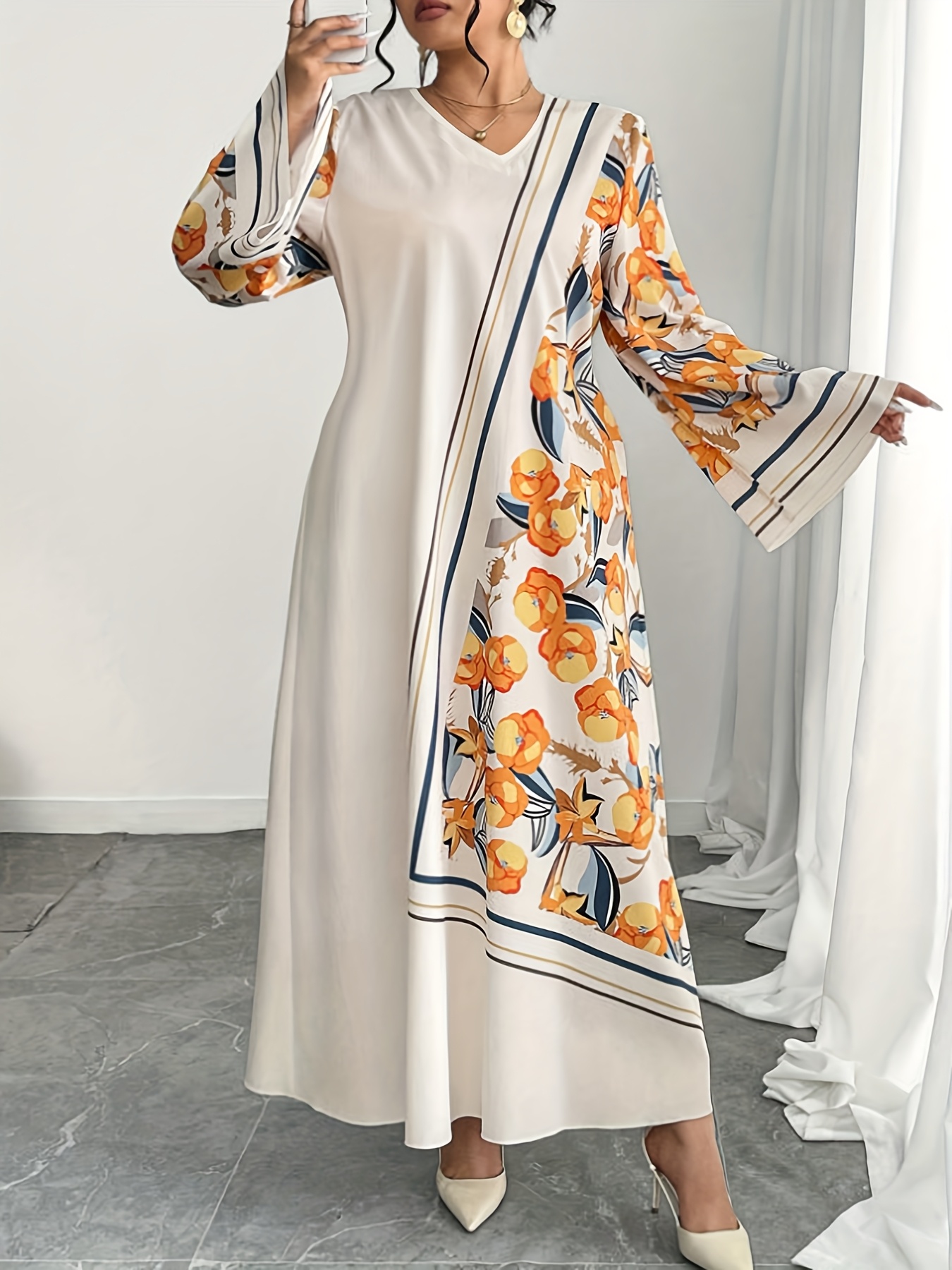 Robe longue pour femmes grande - Ethnic Fashion Clothing avis et prix