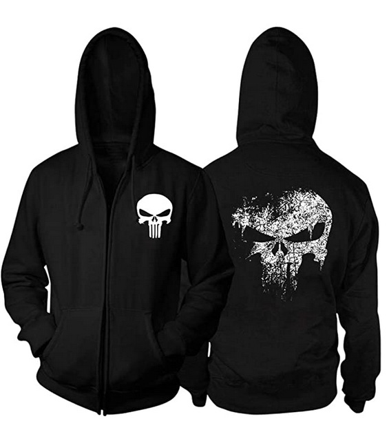 Sweat à capuche zippé Punisher - Haori Japanese Jacket avis et prix