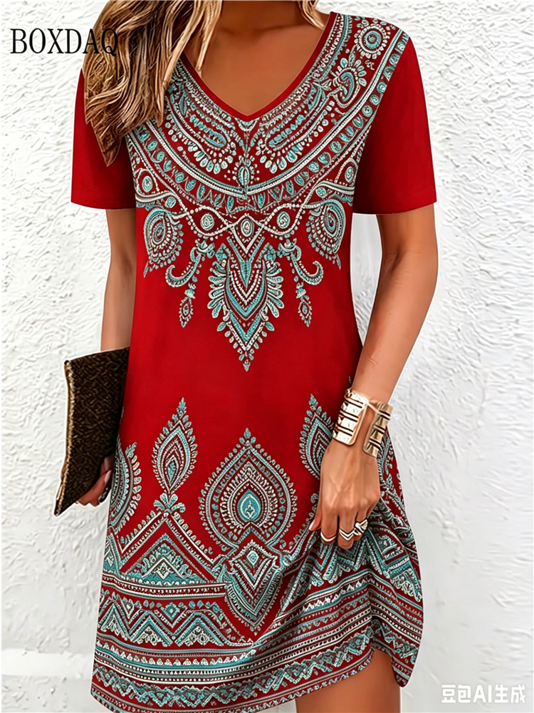 Robes ethniques vintage imprim - Ethnic Fashion Clothing avis et prix