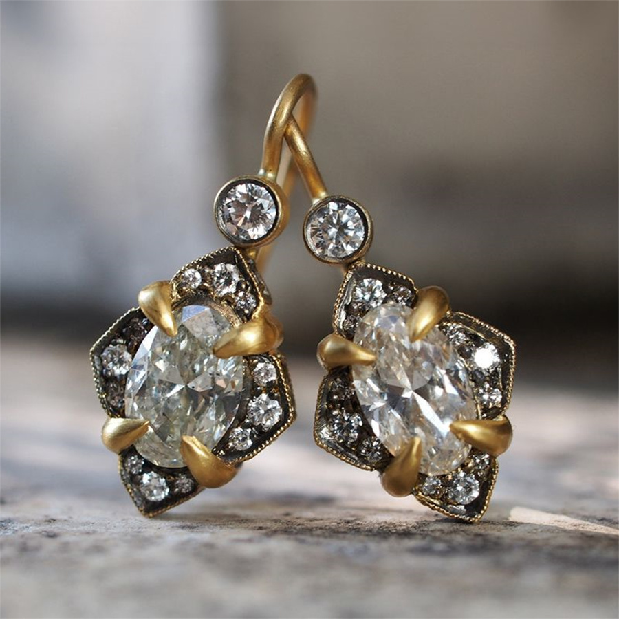 Boucles d'oreilles pendantes v - Ethnic Fashion Wear For Women avis et prix