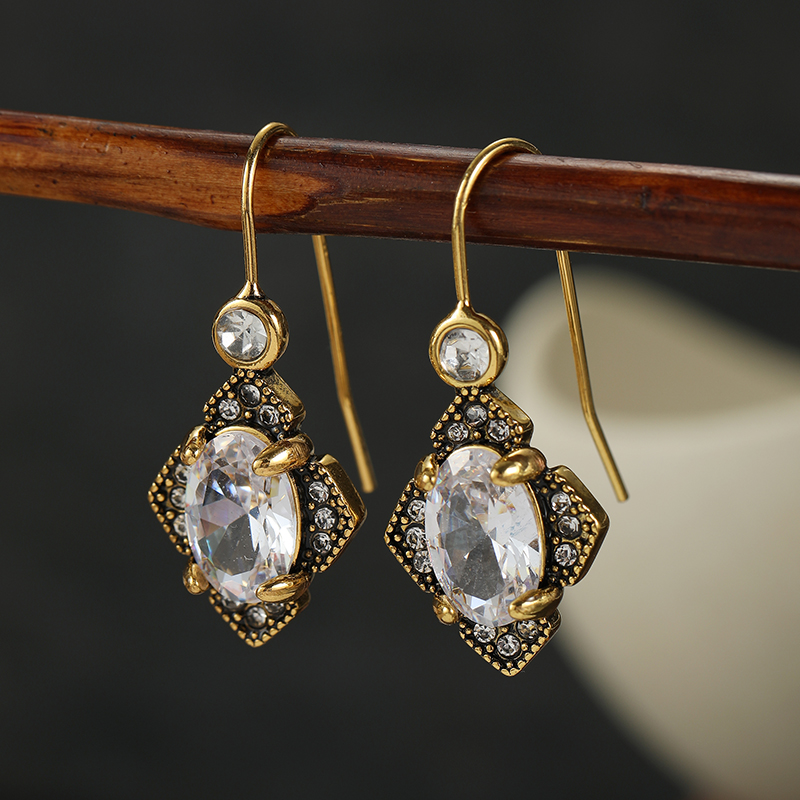 Boucles d'oreilles pendantes v - Ethnic Fashion Wear For Women avis et prix