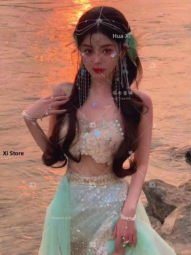Costume de princesse sirène 20 - Ethnic Fashion Definition avis et prix
